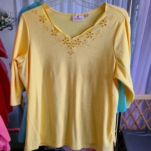 2 Cotton Knit Tops